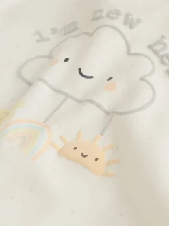 Next neutre - Ensemble Im New Here Combinaison de nuit et Chapeau (0-9mois)