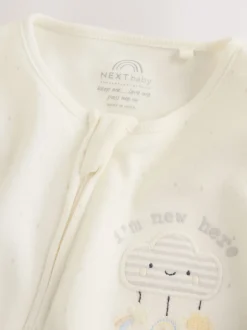 Next neutre - Ensemble Im New Here Combinaison de nuit et Chapeau (0-9mois)