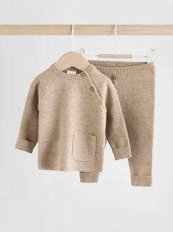 Next neutre - Ensemble pull et legging en maille bébé (0 mois-2 ans) Online