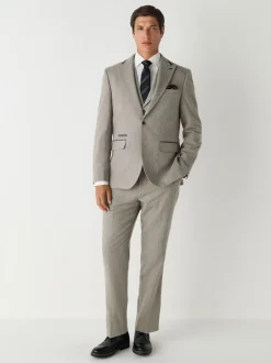 Next neutre - Gilet de costume Nova Fides italien coupe slim en laine Blend texturé Discount