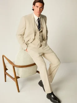 Next neutre - Gilet de costume en flanelle Discount