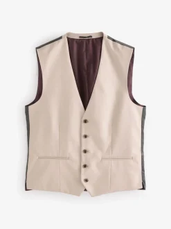 Next neutre - Gilet de costume en flanelle Discount