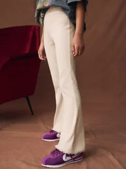 Next - Leggings évasés à côtes (3-16ans) neutre Outlet