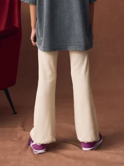 Next - Leggings évasés à côtes (3-16ans) neutre Outlet