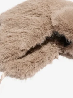 Lipsy neutre - Chapeau de trappeur en fausse fourrure avec pompons Outlet
