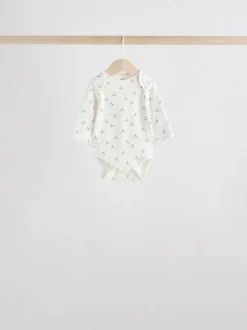 Next neutre - Lot de 5 bodys bébé à manches longues 100 % coton Online