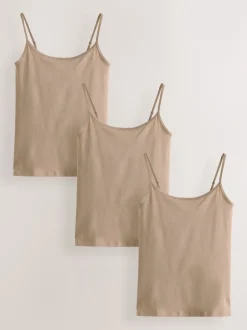 Next neutre - Lot de 3 gilets à fines bretelles Best