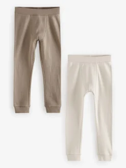 Next - Lot de 2 leggings thermiques (2-16ans) neutre Hot