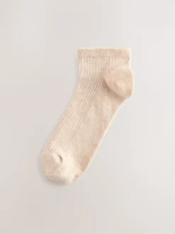 Next neutre - Lot de 4 paires de chaussettes de sport côtelées Clearance