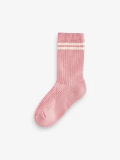 Next - Lot de 3 paires de chaussettes de sport pour l'école enrichies en coton matelassées neutre Clearance