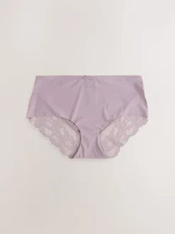 Next - No VPL Lace Back Briefs 5 Pack neutre Online