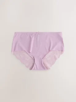 Next - No VPL Lace Back Briefs 5 Pack neutre Online