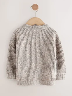 Next neutre - Pull col rond en maille (3mois-7ans)