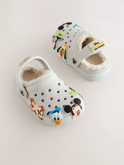 Next neutre - Sabots chaussons doublés chauds Mickey Clearance
