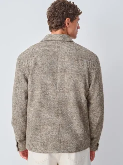 Next neutre - Veste à carreaux élégante en laine