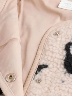 Next neutre - Veste bébé Borg imprimé léopard (0mois-2ans) Outlet