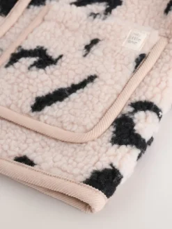 Next neutre - Veste bébé Borg imprimé léopard (0mois-2ans) Outlet