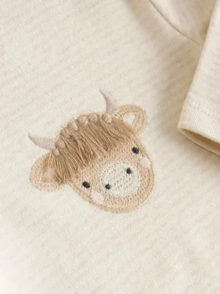 Next Neutre Hamish - Lot de 3 bodies bébé à manches longues Hot