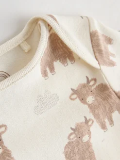 Next Neutre Hamish - Lot de 3 bodies bébé à manches longues Hot