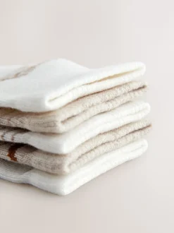 Next Neutre Hamish - Lot de 5 chaussettes pour bébé (0mois-2ans) Hot