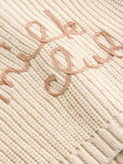 Next Neutre Milk Club - Cardigan épais brodé en maille pour bébé Hot