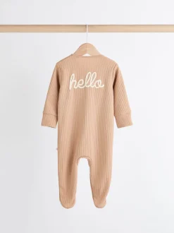 Next Neutre Milk Club - Lot de 3 dors-bien bébé à fermeture éclair bidirectionnelle 100 % coton (0mois -2ans) New