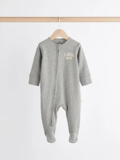 Next Neutre Milk Club - Lot de 3 dors-bien bébé à fermeture éclair bidirectionnelle 100 % coton (0mois -2ans) New