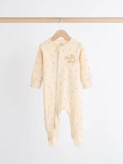 Next Neutre Milk Club - Lot de 3 dors-bien bébé à fermeture éclair bidirectionnelle 100 % coton (0mois -2ans) New