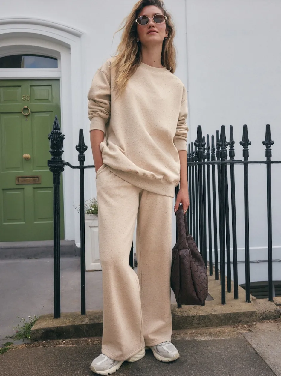 Next Neutre texturé moucheté - Jogging Essential large en jersey Clearance