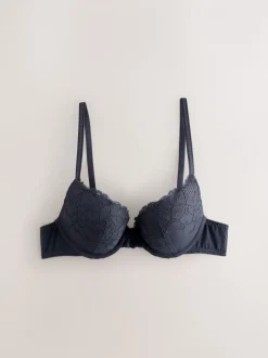 Next Neutre/Marine - Lot de 2 soutiens-gorge push-up pigeonnants en dentelle Hot