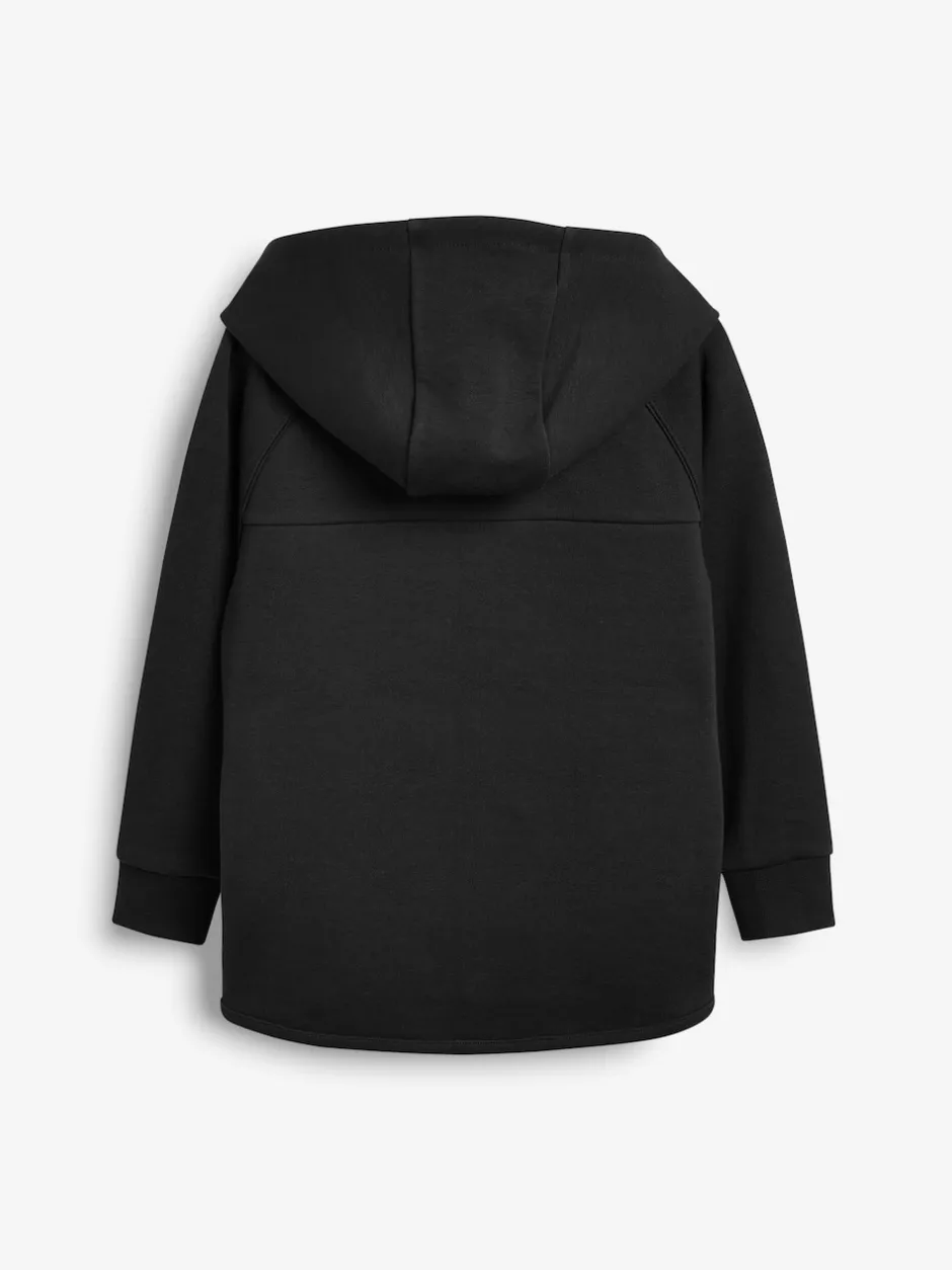 Next New Noir - Tech Vêtements de sport Zip Through Hoodie (3-16yrs) Clearance