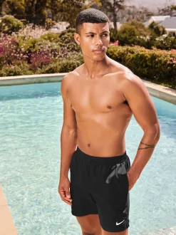 Nike - 5 Inch - Shorts de bain de volley indispensable Noir Hot