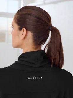 Next Noir - Active Col bénitier Sweat Top New