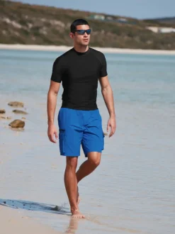 Next Noir - Active Manche courte Rash gilet Discount