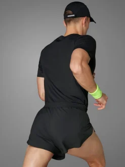 adidas Noir - Adizero Essentials Running Split Shorts Discount