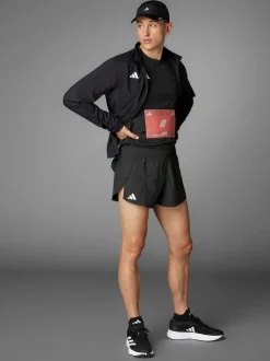 adidas Noir - Adizero Essentials Running Split Shorts Discount