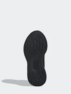 adidas - Baskets de course Runfalcon 5 à lacets élastiques pour enfant Noir