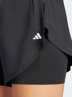 adidas Noir - Entraînement 2-en1 Short Clearance