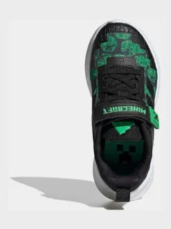 adidas Noir - Minecraft Forarun 4.0 Baskets enfant