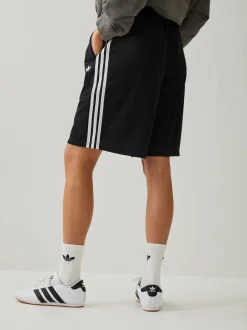 adidas originals Noir - Adidas Original Short en jacquard à 3rayures