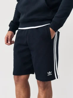 adidas originals Noir - Adicolor 3- Shorts Rayure Sale
