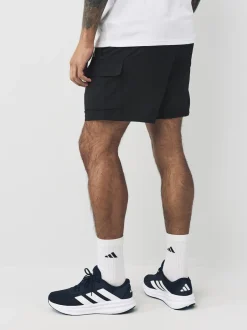 adidas Noir - Petit short Essentiel Logo Cargos Chelsea New