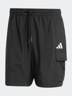 adidas Noir - Petit short Essentiel Logo Cargos Chelsea New