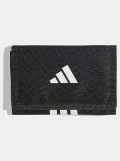 adidas Noir - portefeuille à 3 rayures Outlet