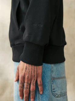 adidas Noir - Sweat à capuche zippé en polaire toutes saisons