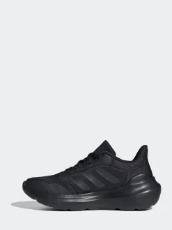 adidas - Tensaur Run 2.0 Baskets Dentelle Junior Noir Clearance