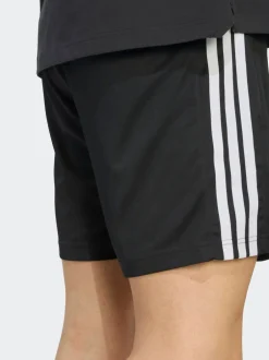 adidas Noir - Workout Essentials Base 3Rayures Shorts en piqué 7pouces Best