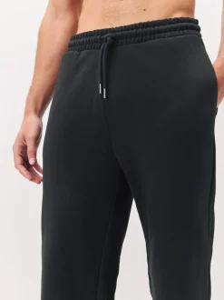 Next - Ajustement droit - Pantalon de jogging épais décontracté à dos brossé Noir New