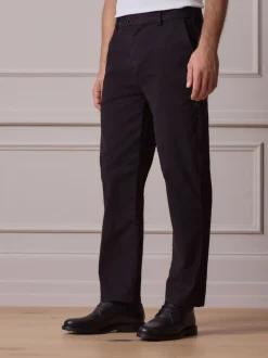 Next Noir - Ajustement droit - Pantalon chino Ultimate Discount