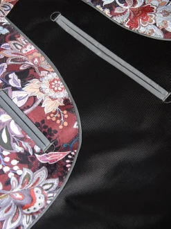 Next Noir - Ajustement régulier - Blazer Signature Pontoglio en velours italien avec revers châle New